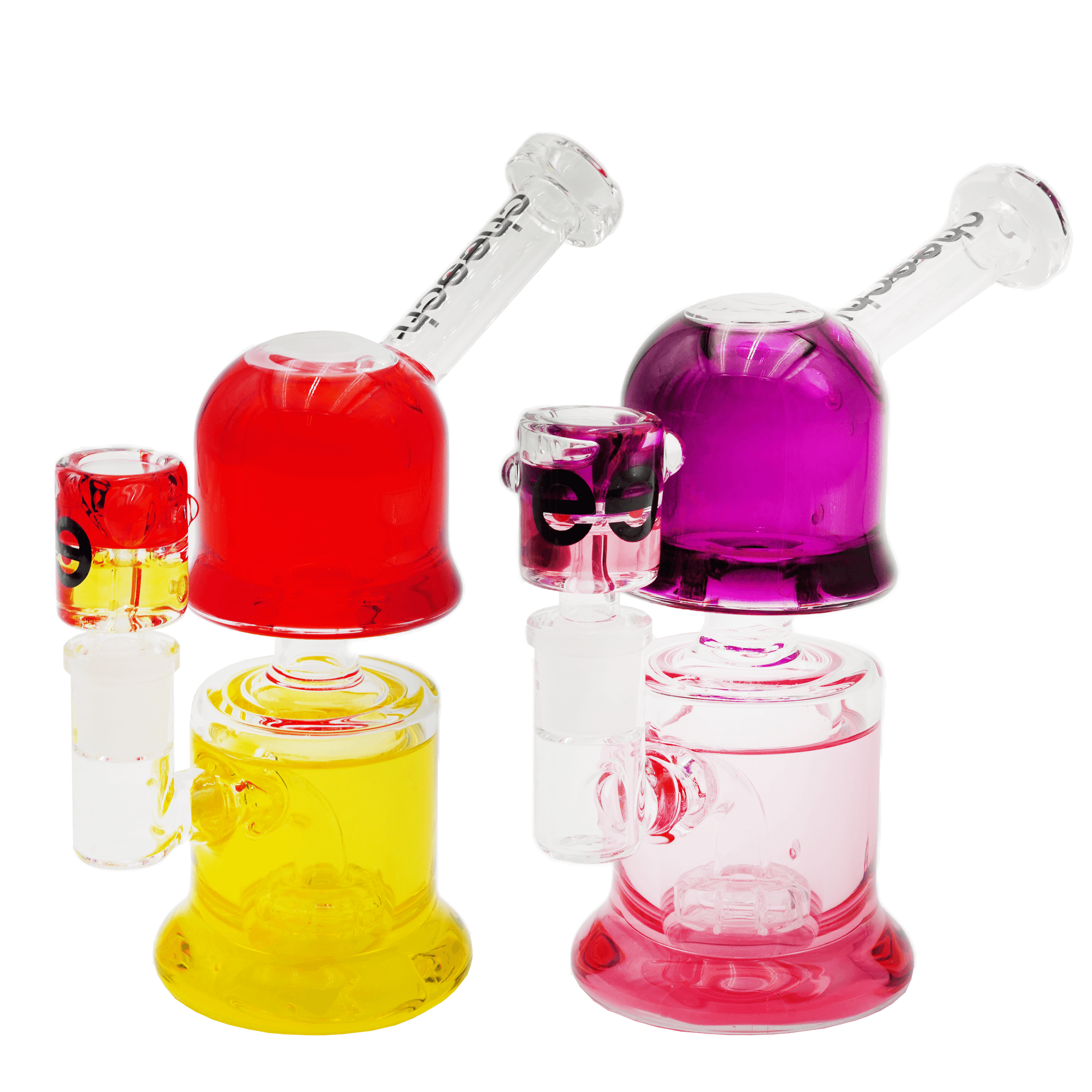 Cheech Freezable Storm Trooper Double Colored Glycerine Waterpipe (HR-GY-125) | 8 inch | Assorted Colors product image